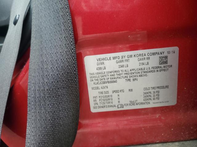 2015 BUICK ENCORE - KL4CJCSB5FB056940