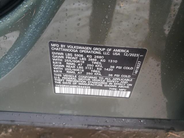 2024 VOLKSWAGEN ATLAS PEAK 1V2GR2CA8RC544325