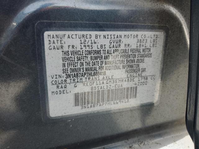 2017 NISSAN SENTRA S - 3N1AB7AP7HL669418
