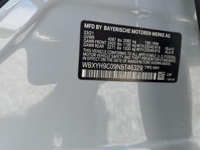 2022 BMW X2 SDRIVE2 WBXYH9C09N5T46329