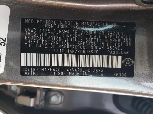 2024 TOYOTA CAMRY SE N - 4T1T11AK7RU907670