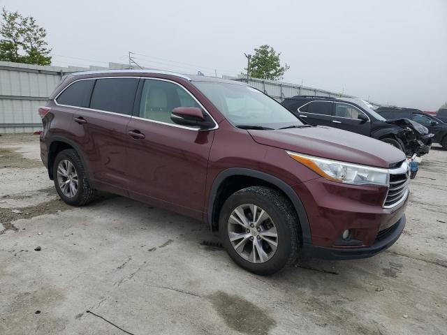 Vin: 5tdjkrfh7fs077079, lot: 59354955, toyota highlander xle 20154