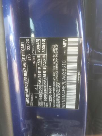 2020 MERCEDES-BENZ GLB 250 4M - W1N4M4HB9LW038310