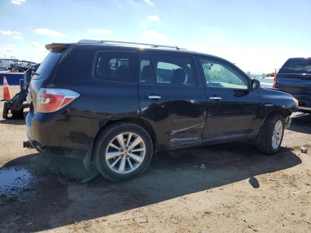 TOYOTA HIGHLANDER 2009 black  hybrid engine JTEEW41A092029868 photo #4
