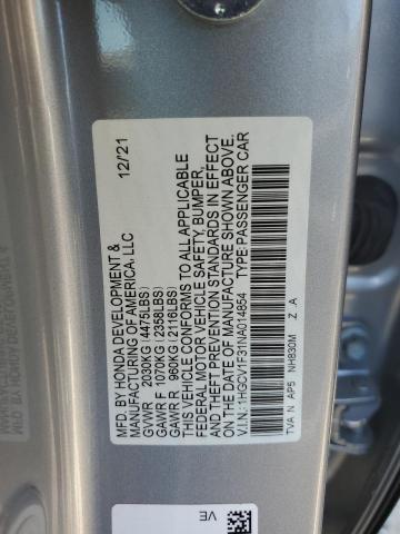 2022 HONDA ACCORD SPO - 1HGCV1F31NA014854