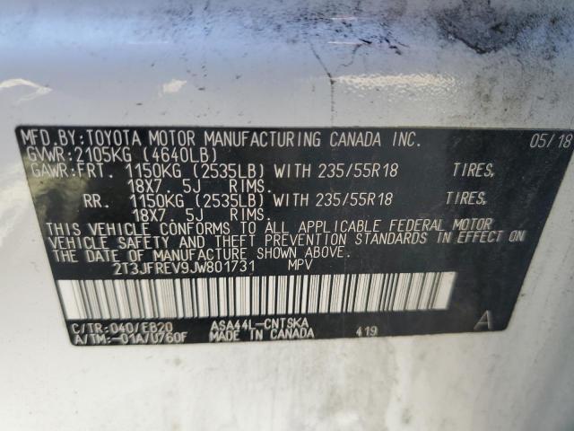 2018 TOYOTA RAV4 SE - 2T3JFREV9JW801731