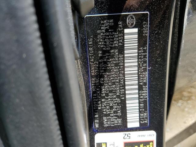 2023 TOYOTA CAMRY SE N 4T1G11AK9PU148096