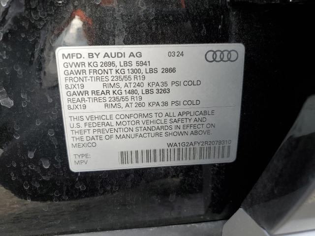 2024 AUDI Q5 E PREMI WA1G2AFY2R2079310