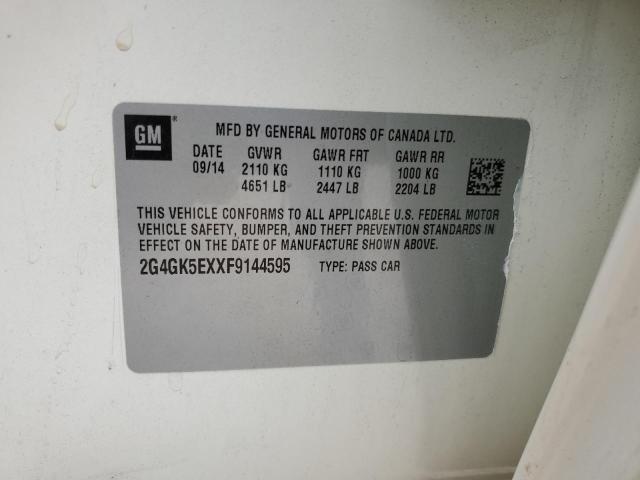 2015 BUICK REGAL 2G4GK5EXXF9144595