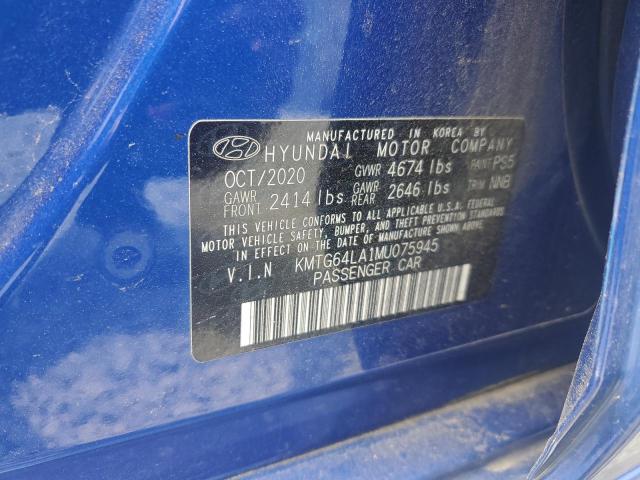2021 GENESIS G70 KMTG64LA1MU075945