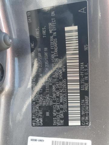 2020 TOYOTA SIENNA XLE 5TDDZ3DC2LS228595