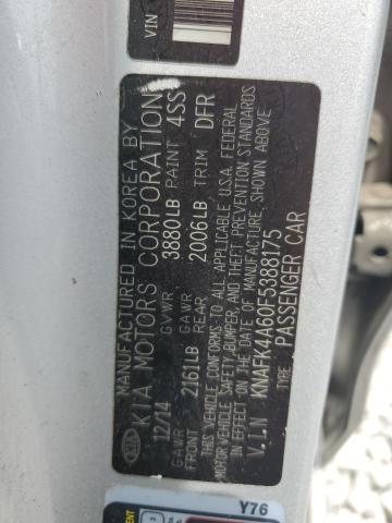 2015 KIA FORTE LX KNAFK4A60F5388175