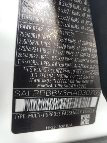 2017 LAND ROVER DISCOVERY SALRRBBV3HA030769