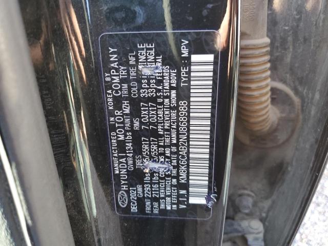 2022 HYUNDAI KONA SEL KM8K6CAB2NU868988