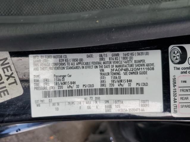 2016 FORD FIESTA SE - 3FADP4BJ2GM111608