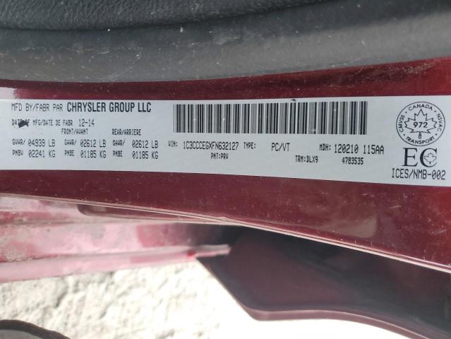 2015 CHRYSLER 200 C - 1C3CCCEGXFN632127