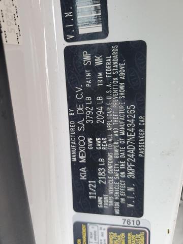 2022 KIA FORTE FE - 3KPF24AD7NE434265