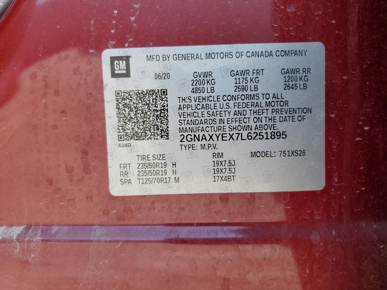 CHEVROLET EQUINOX PREMIER