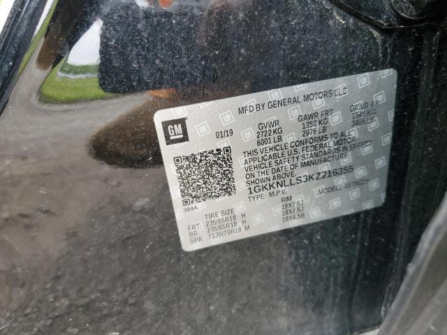 2019 GMC ACADIA SLE 1GKKNLLS3KZ216355