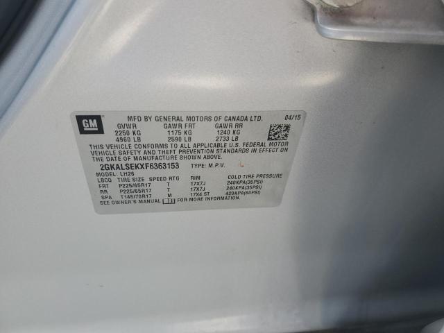 2015 GMC TERRAIN SL - 2GKALSEKXF6363153