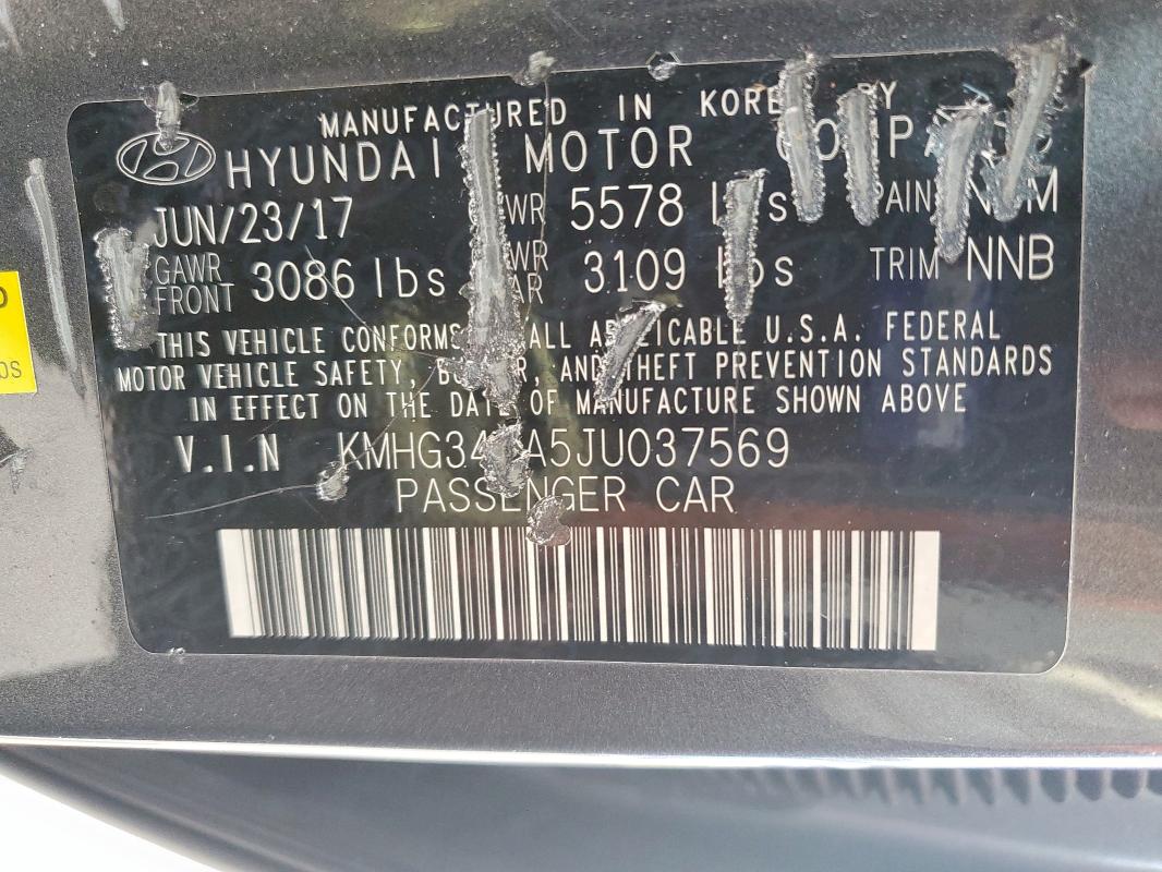 2018 GENESIS G90 PREMIU KMHG34JA5JU037569