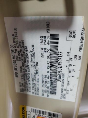 2015 LINCOLN MKZ HYBRID 3LN6L2LU4FR607177