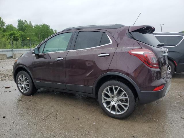 Vin: kl4cj2sb9jb653222, lot: 55411535, buick encore sport touring 20182