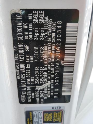 2017 KIA SORENTO EX - 5XYPHDA59HG290348