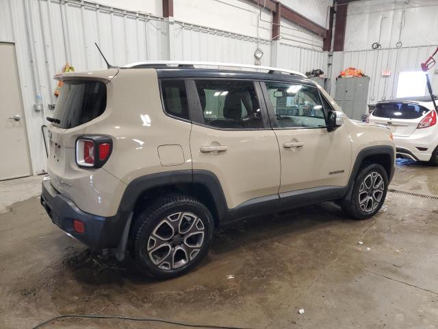 Vin: zaccjbdt8fpb77845, lot: 57992125, jeep renegade limited 20153