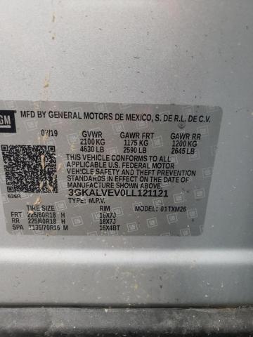 2020 GMC TERRAIN SLT 3GKALVEV0LL121121
