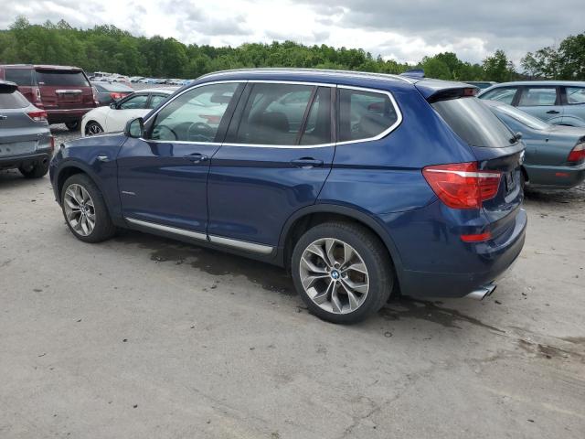 Vin: 5uxwx9c50g0d65775, lot: 58300235, bmw x3 xdrive28i 20162