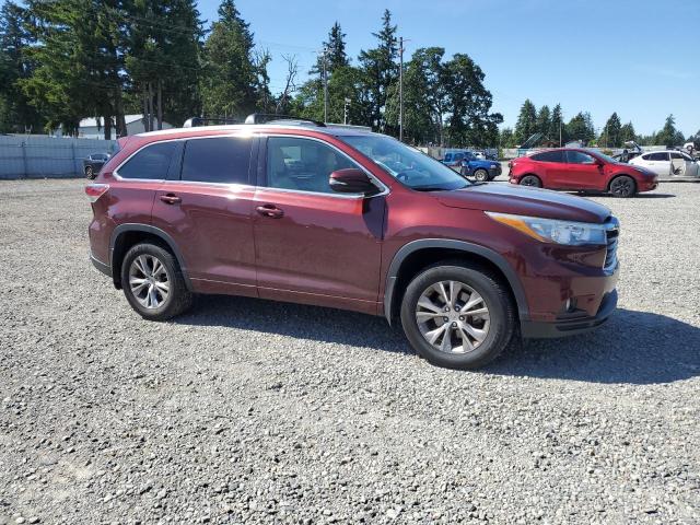 Vin: 5tdjkrfh6fs136638, lot: 58602915, toyota highlander xle 20154