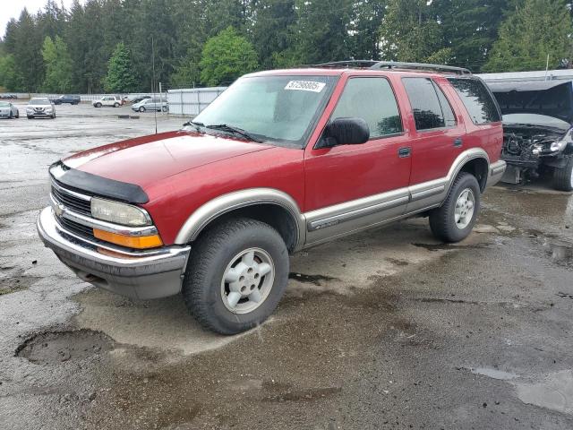 CHEVROLET BLAZER 1999 red  gas 1GNDT13W7X2243230 photo #1