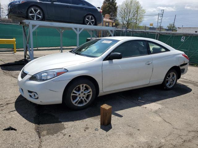 TOYOTA CAMRY SOLA 2007 white  gas 4T1CE30P87U753836 photo #1