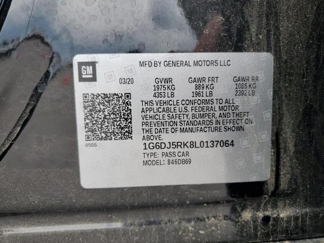 2020 CADILLAC CT4 LUXURY - 1G6DJ5RK8L0137064