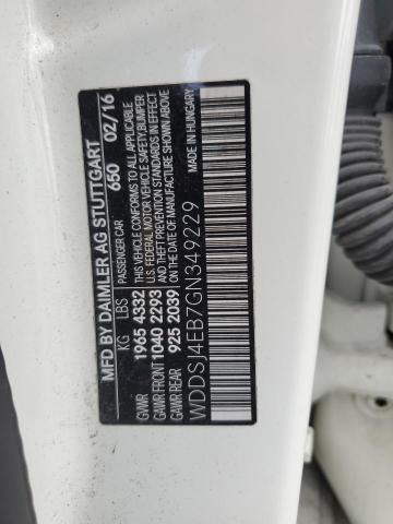 2016 MERCEDES-BENZ CLA 250 - WDDSJ4EB7GN349229