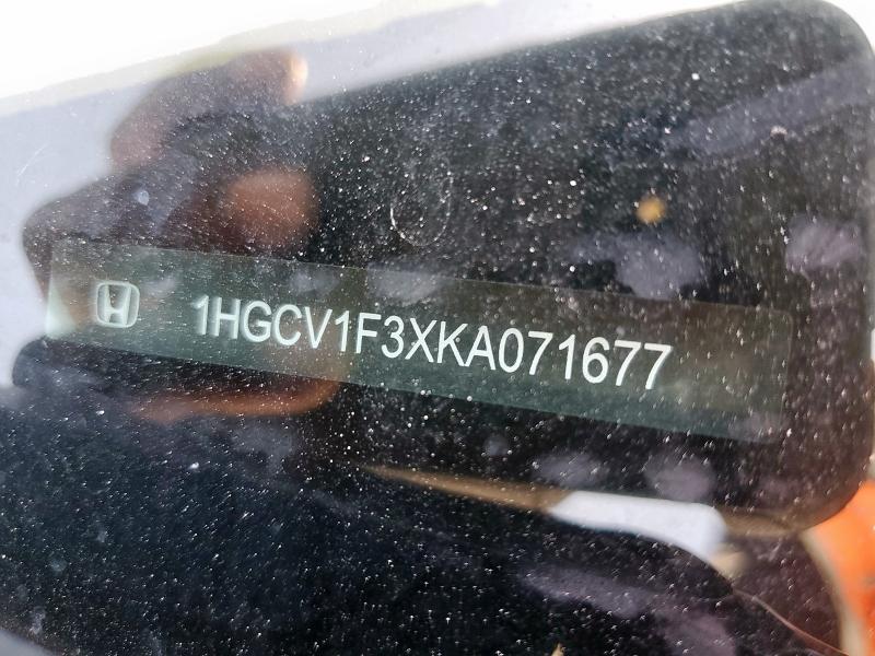 2019 HONDA ACCORD SPO - 1HGCV1F3XKA071677