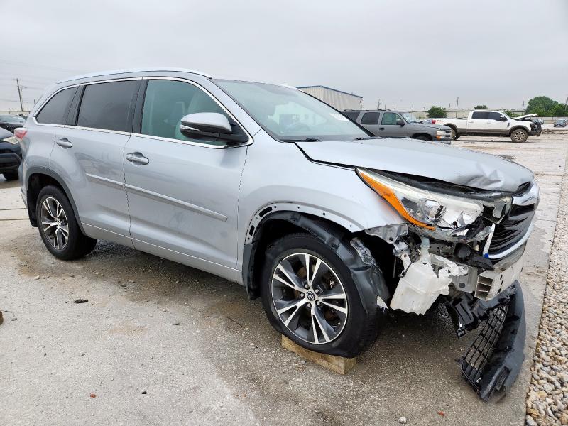 Vin: 5tdjkrfh0gs237353, lot: 58627945, toyota highlander xle 20164