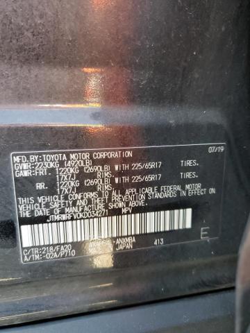 2019 TOYOTA RAV4 XLE - JTMRWRFV0KD034271