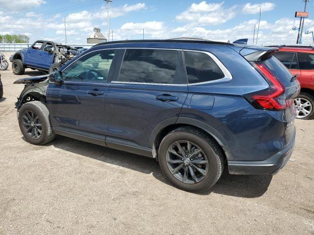 HONDA CR-V SPORT 2024 blue  hybrid engine 7FARS6H5XRE063291 photo #3