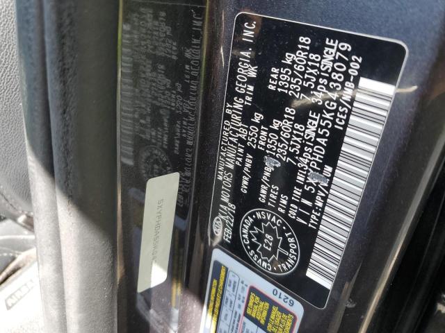 2019 KIA SORENTO EX 5XYPHDA55KG438079