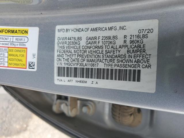 2020 HONDA ACCORD SPO - 1HGCV1F30LA110617