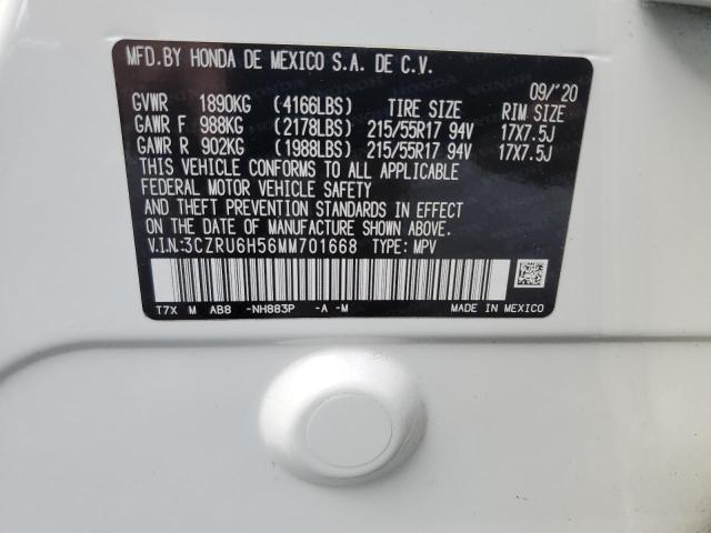 2021 HONDA HR-V EX 3CZRU6H56MM701668