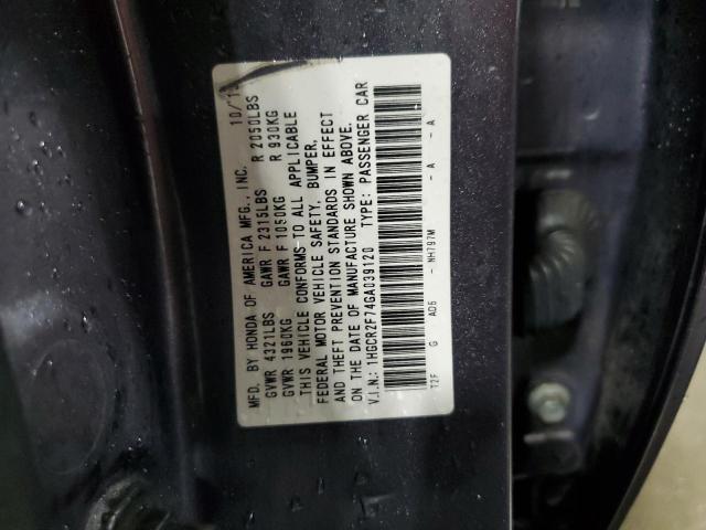 2016 HONDA ACCORD EX - 1HGCR2F74GA039120