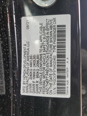 2021 HONDA ACCORD TOU 1HGCV3F97MA020463