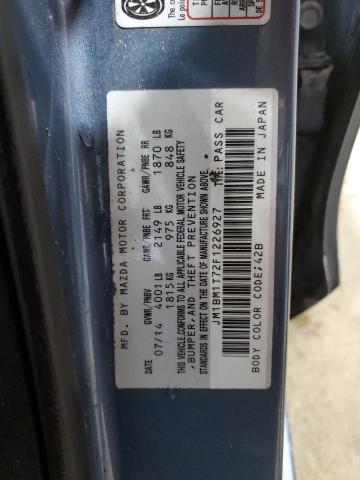2015 MAZDA 3 SV JM1BM1T72F1226927