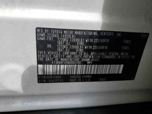 2022 TOYOTA RAV4 XLE P - 4T3B6RFV0NU065156