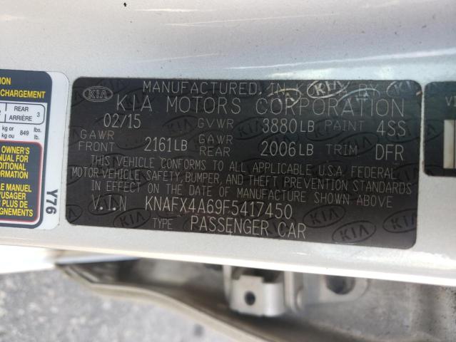 2015 KIA FORTE LX - KNAFX4A69F5417450