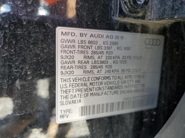 2017 AUDI Q7 PREMIUM - WA1LAAF77HD024542