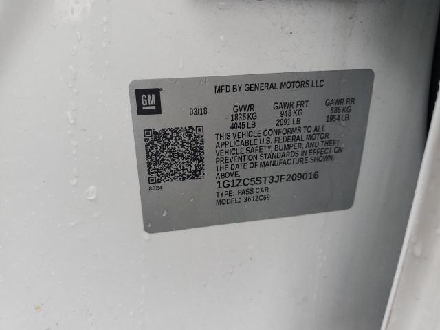 2018 CHEVROLET MALIBU LS 1G1ZC5ST3JF209016